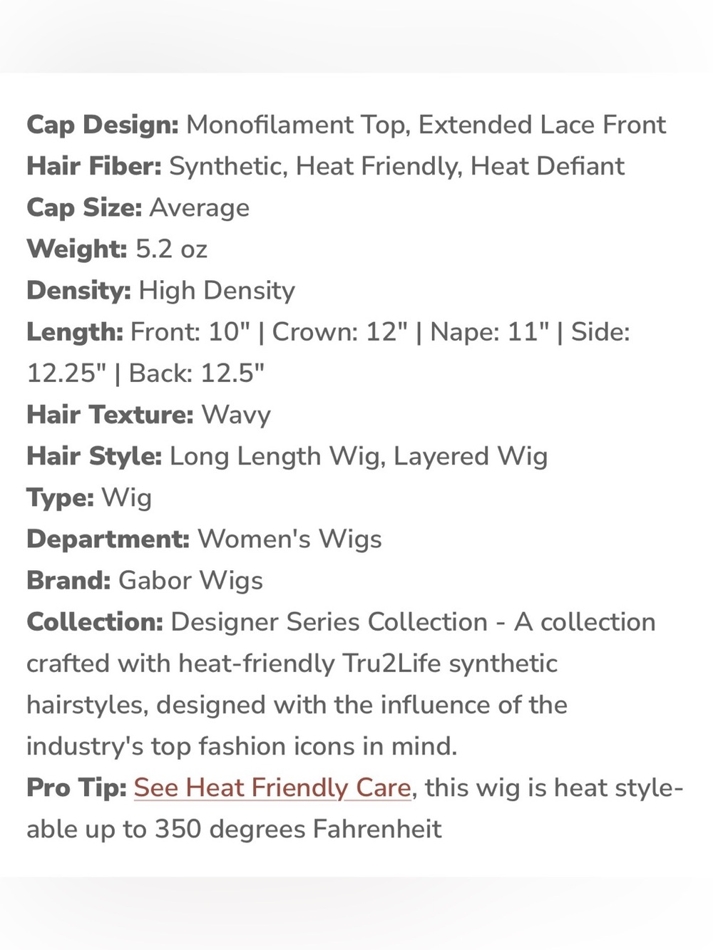 Gabor Alluring Locks - SS Honey Pecan - Picture 13 of 13